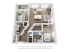 West 38 Apartments Two Bedrooms Two Bathrooms A Floor Plan